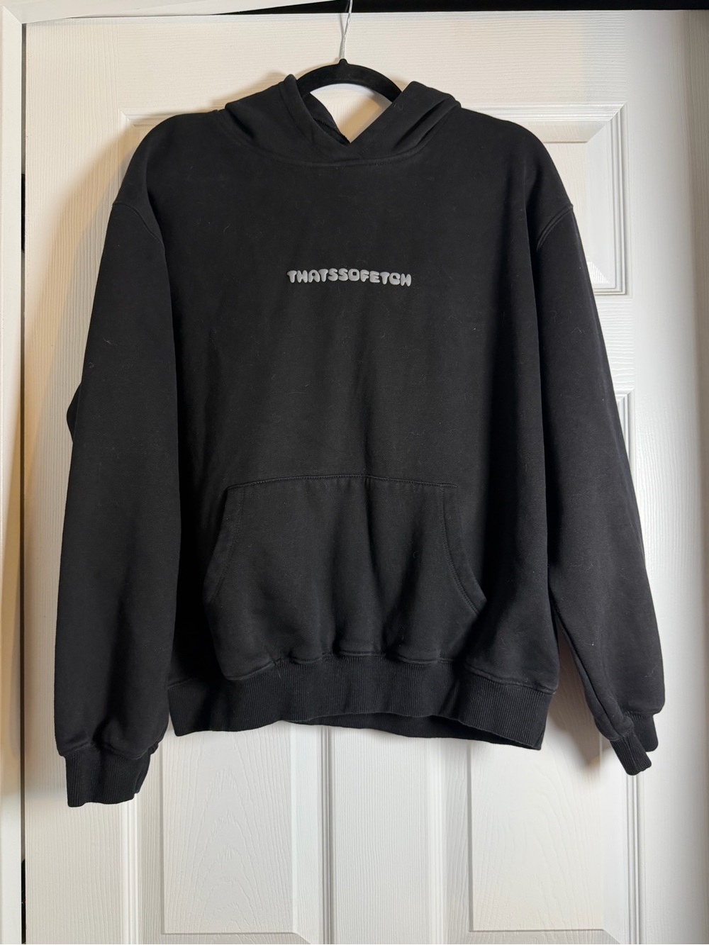 That’s So Fetch Black Graphic Hoodie Size Small